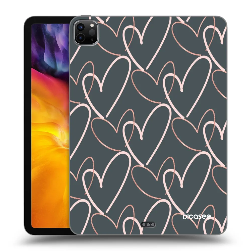 Picasee silikonový černý obal pro Apple iPad Pro 11" 2022 M2 (4.generace) - Hodně lásky