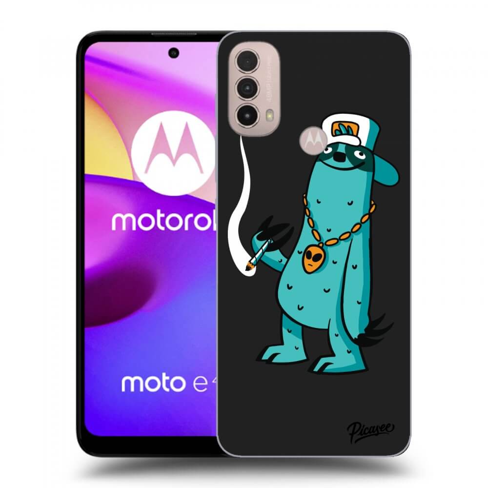 Picasee silikonový černý obal pro Motorola Moto E40 - Earth - Je mi fajn