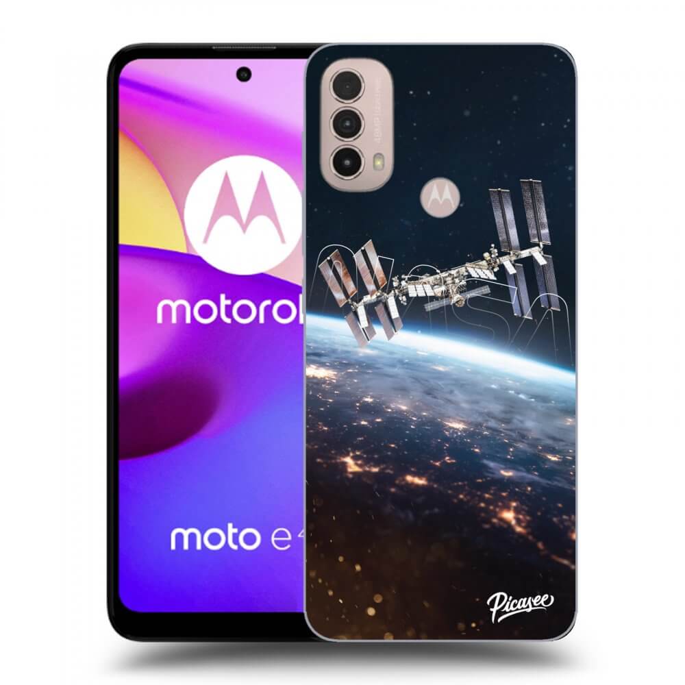 Picasee silikonový černý obal pro Motorola Moto E40 - Station