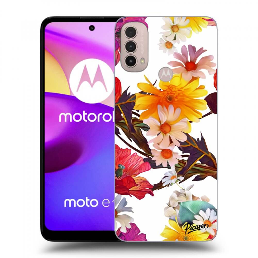 Silikonový černý Obal Pro Motorola Moto E40 - Meadow
