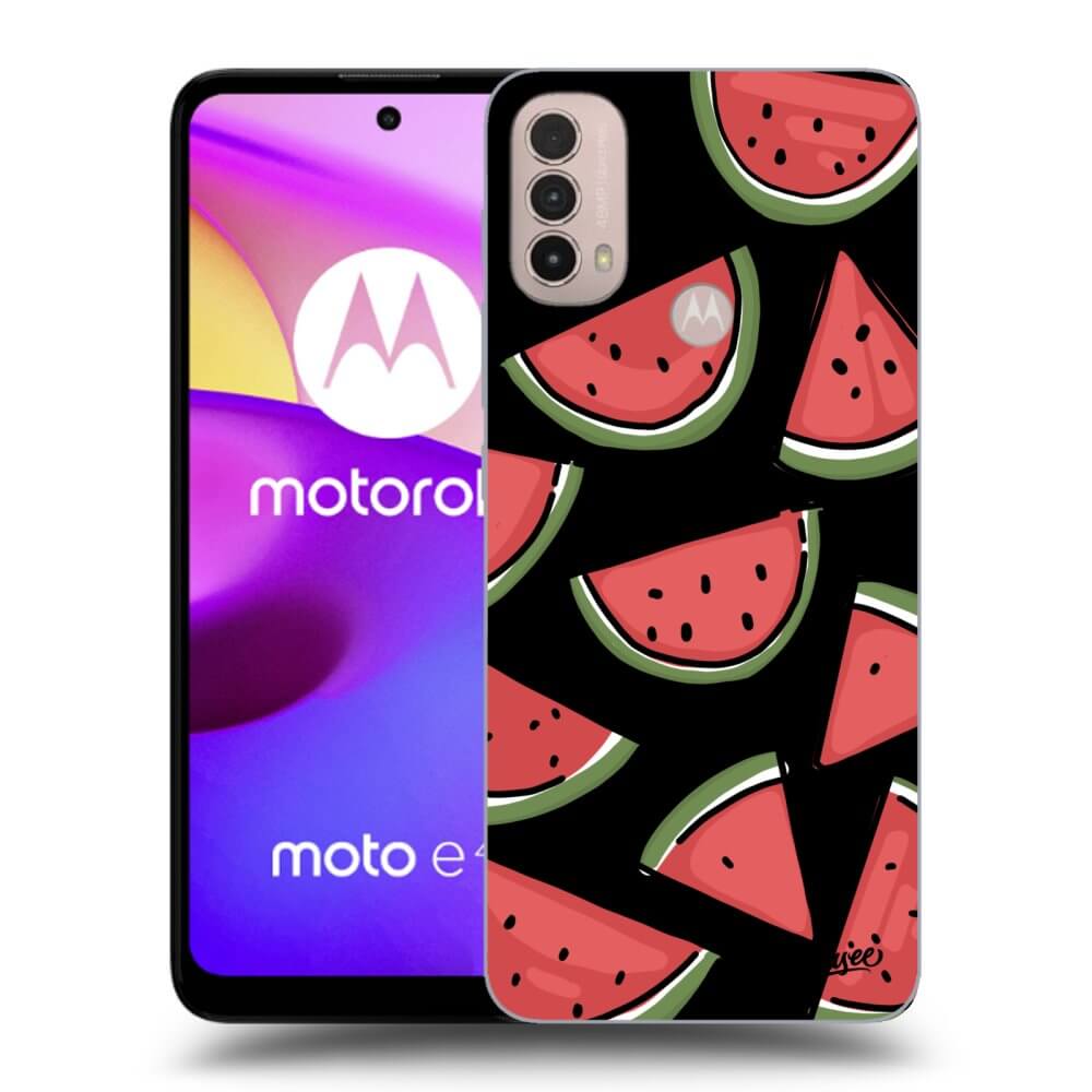 Picasee silikonový černý obal pro Motorola Moto E40 - Melone