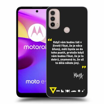 Obal pro Motorola Moto E40 - Kazma - MĚLI BYSTE SE DO TOHO PUSTIT