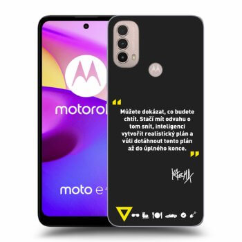 Obal pro Motorola Moto E40 - Kazma - MŮŽETE DOKÁZAT, CO BUDETE CHTÍT