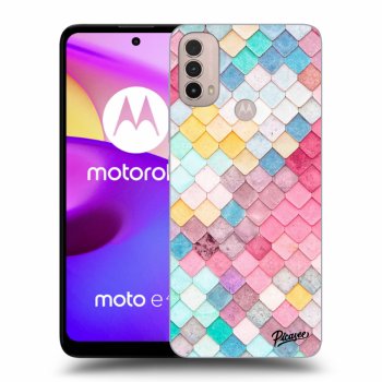 Obal pro Motorola Moto E40 - Colorful roof