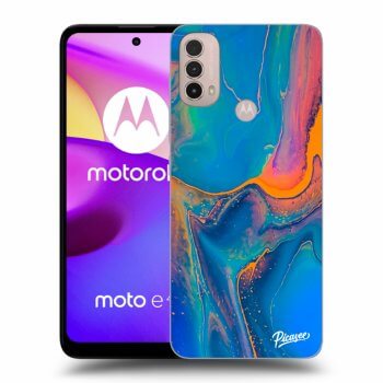 Obal pro Motorola Moto E40 - Rainbow