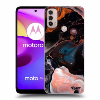 Picasee silikonový černý obal pro Motorola Moto E40 - Cream