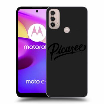 Picasee silikonový černý obal pro Motorola Moto E40 - Picasee - black