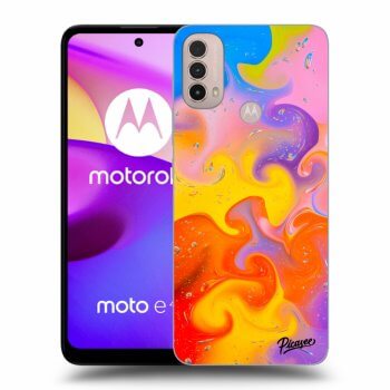 Obal pro Motorola Moto E40 - Bubbles