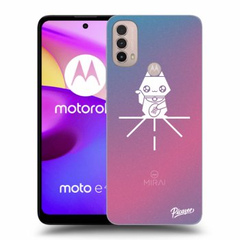 Picasee silikonový černý obal pro Motorola Moto E40 - Mirai - Maneki Neko