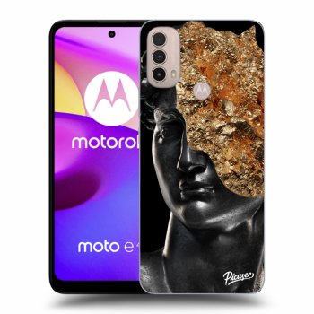 Picasee silikonový černý obal pro Motorola Moto E40 - Holigger