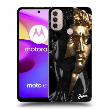 Picasee silikonový černý obal pro Motorola Moto E40 - Wildfire - Black