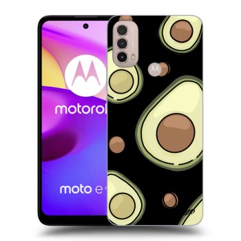 Picasee silikonový černý obal pro Motorola Moto E40 - Avocado