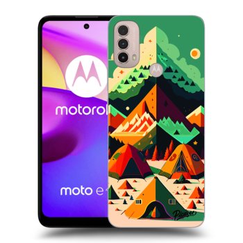 Picasee silikonový černý obal pro Motorola Moto E40 - Alaska