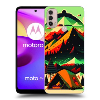 Picasee silikonový černý obal pro Motorola Moto E40 - Montreal
