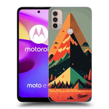 Picasee silikonový černý obal pro Motorola Moto E40 - Oregon