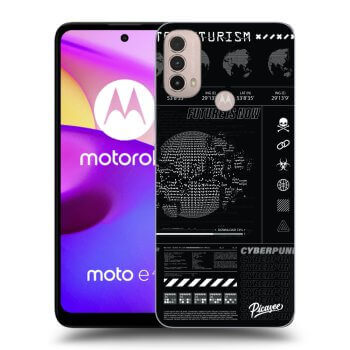 Picasee silikonový černý obal pro Motorola Moto E40 - FUTURE