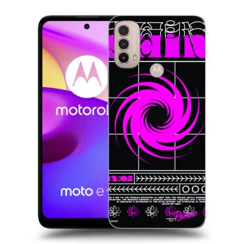 Picasee silikonový černý obal pro Motorola Moto E40 - SHINE