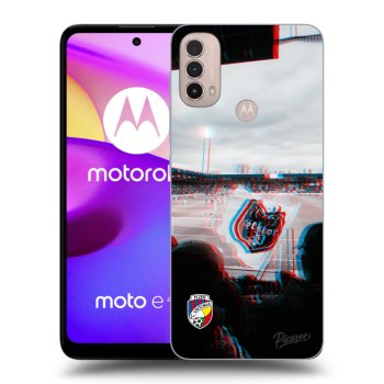Picasee silikonový černý obal pro Motorola Moto E40 - FC Viktoria Plzeň B