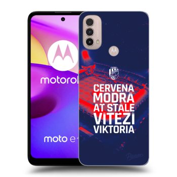 Picasee silikonový černý obal pro Motorola Moto E40 - FC Viktoria Plzeň E