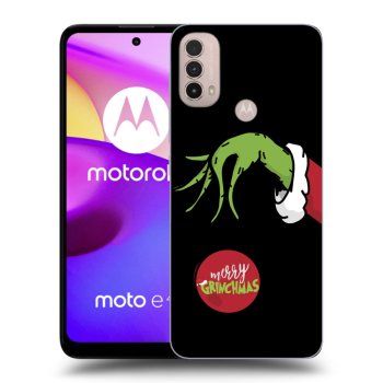Picasee silikonový černý obal pro Motorola Moto E40 - Grinch