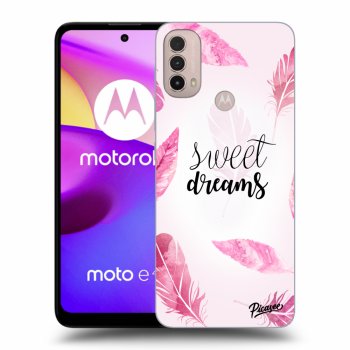 Picasee silikonový černý obal pro Motorola Moto E40 - Sweet dreams