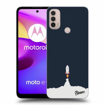 Picasee silikonový černý obal pro Motorola Moto E40 - Astronaut 2
