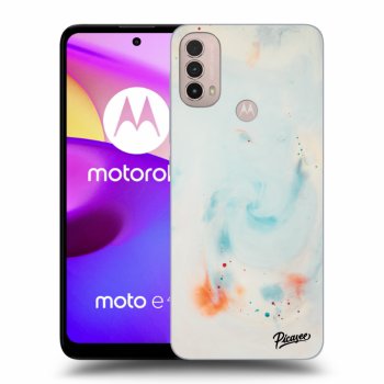 Picasee silikonový černý obal pro Motorola Moto E40 - Splash