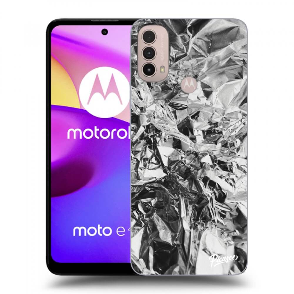 Picasee silikonový černý obal pro Motorola Moto E40 - Chrome