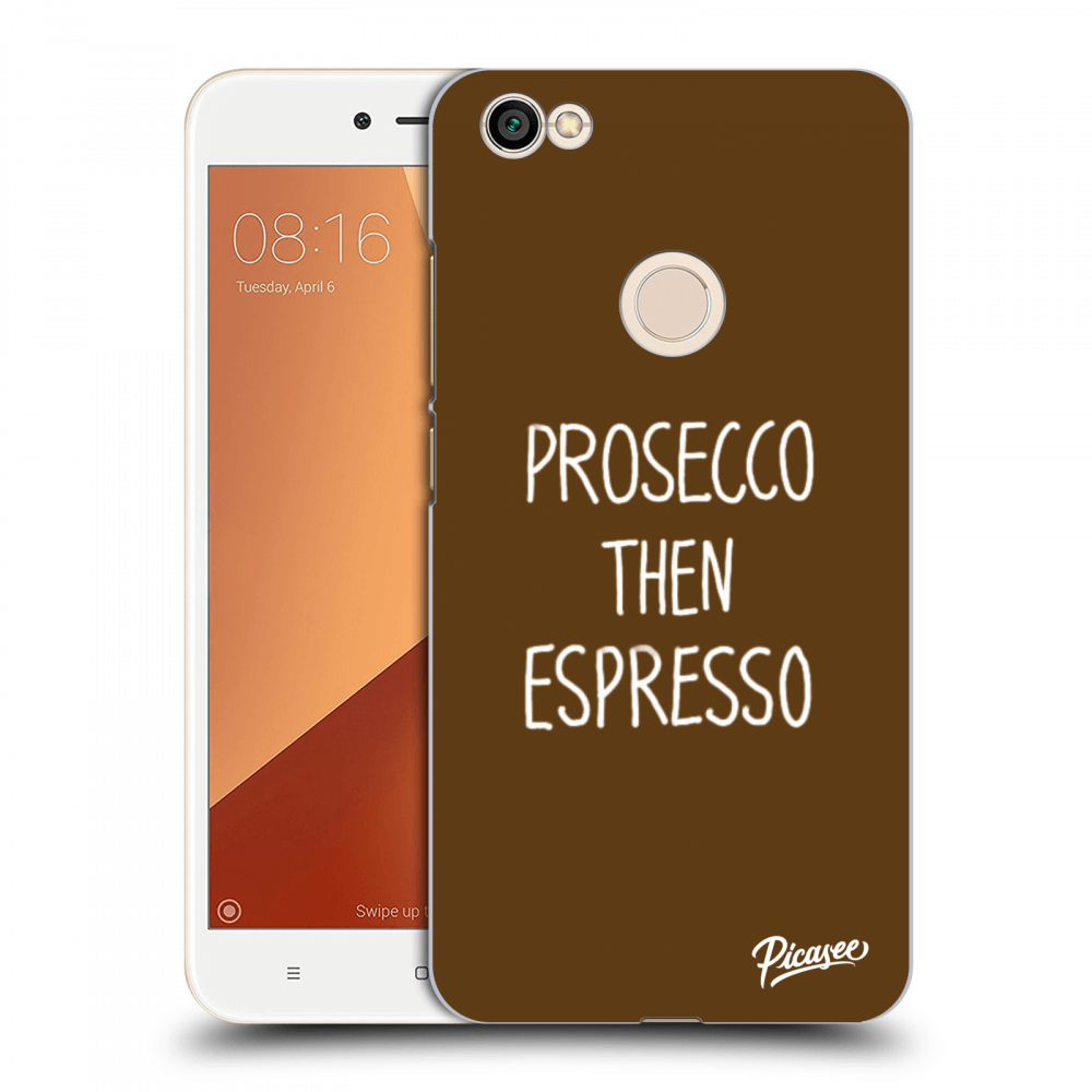 Picasee plastový černý obal pro Xiaomi Redmi Note 5A Global - Prosecco then espresso