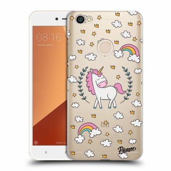 Picasee plastový průhledný obal pro Xiaomi Redmi Note 5A Global - Unicorn star heaven