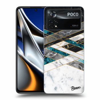 Obal pro Xiaomi Poco M4 Pro - Black & White geometry