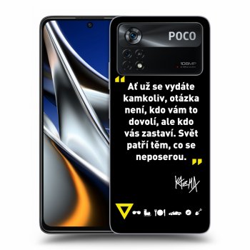 Obal pro Xiaomi Poco M4 Pro - Kazma - SVĚT PATŘÍ TĚM, CO SE NEPOSEROU