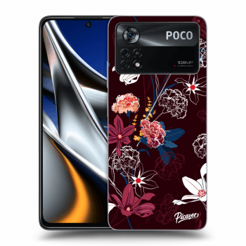Picasee silikonový černý obal pro Xiaomi Poco M4 Pro - Dark Meadow
