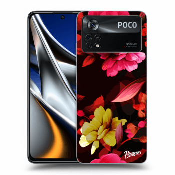 Obal pro Xiaomi Poco M4 Pro - Dark Peonny