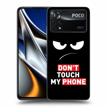 Obal pro Xiaomi Poco M4 Pro - Angry Eyes - Transparent