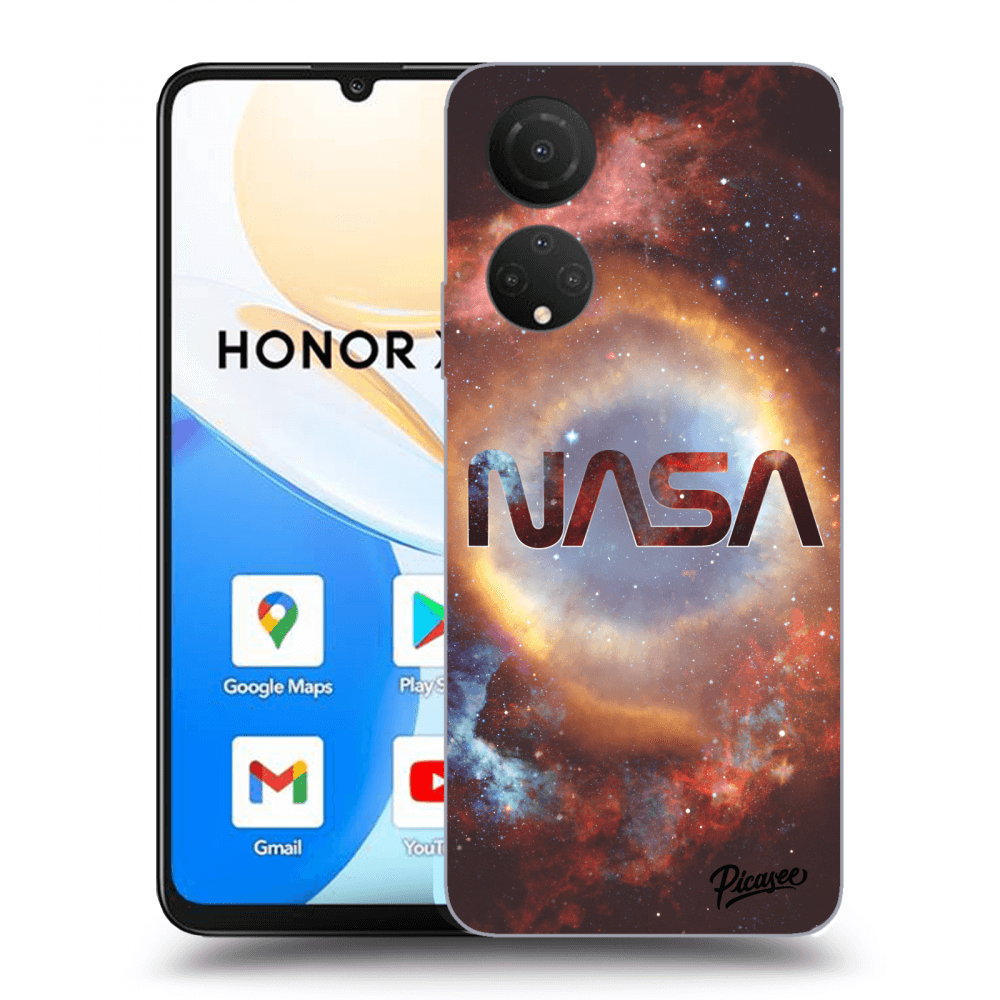 Picasee silikonový černý obal pro Honor X7 - Nebula