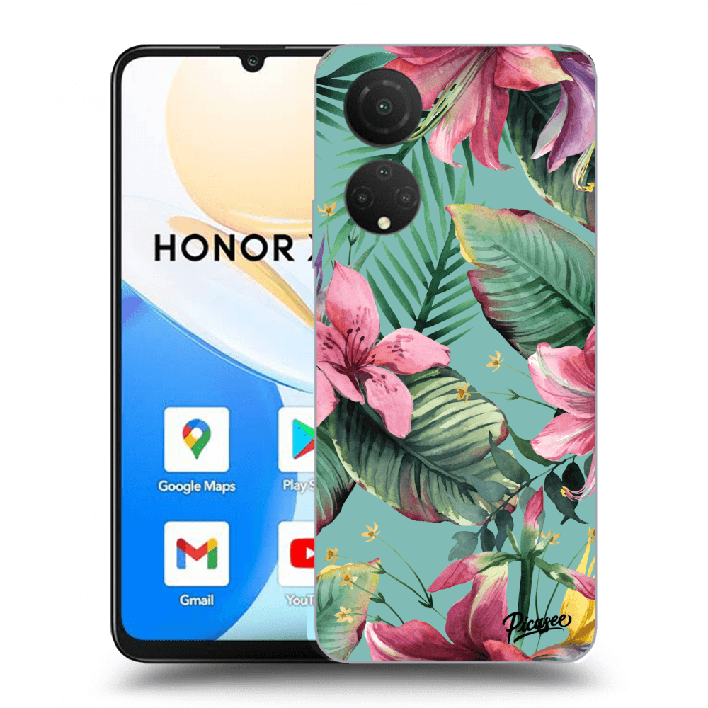 Picasee silikonový průhledný obal pro Honor X7 - Hawaii
