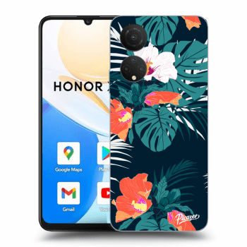 Picasee silikonový průhledný obal pro Honor X7 - Monstera Color