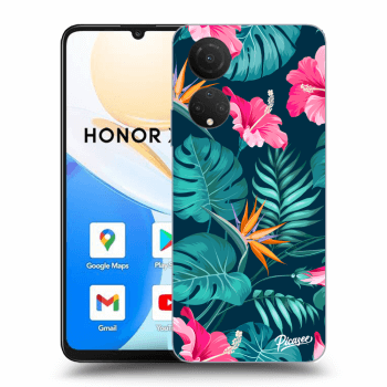 Picasee ULTIMATE CASE pro Honor X7 - Pink Monstera