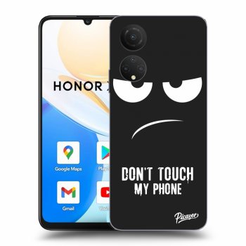Picasee silikonový černý obal pro Honor X7 - Don't Touch My Phone