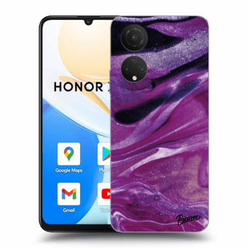 Obal pro Honor X7 - Purple glitter