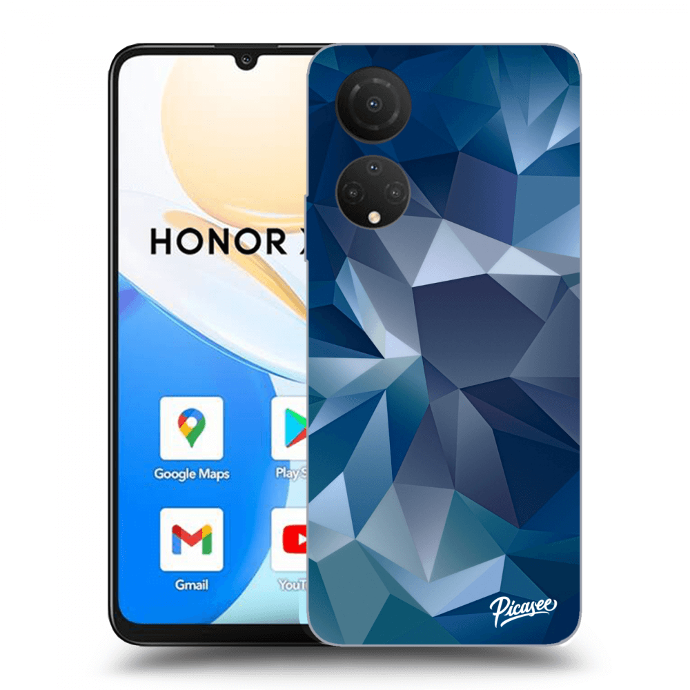 Picasee silikonový černý obal pro Honor X7 - Wallpaper