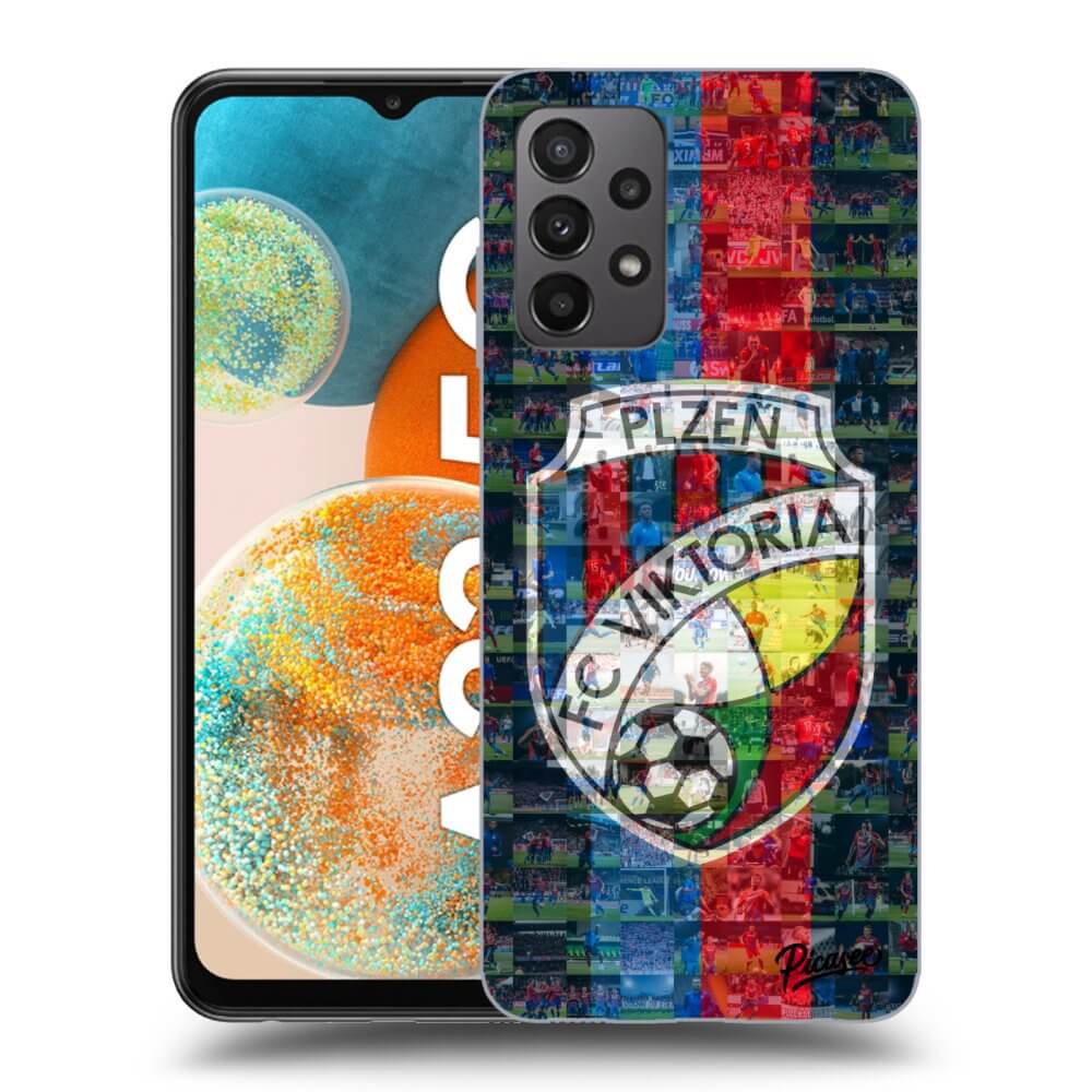 Picasee silikonový průhledný obal pro Samsung Galaxy A23 A235F 4G - FC Viktoria Plzeň A