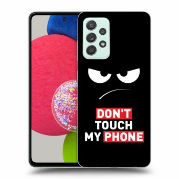 Obal pro Samsung Galaxy A73 5G - Angry Eyes - Transparent
