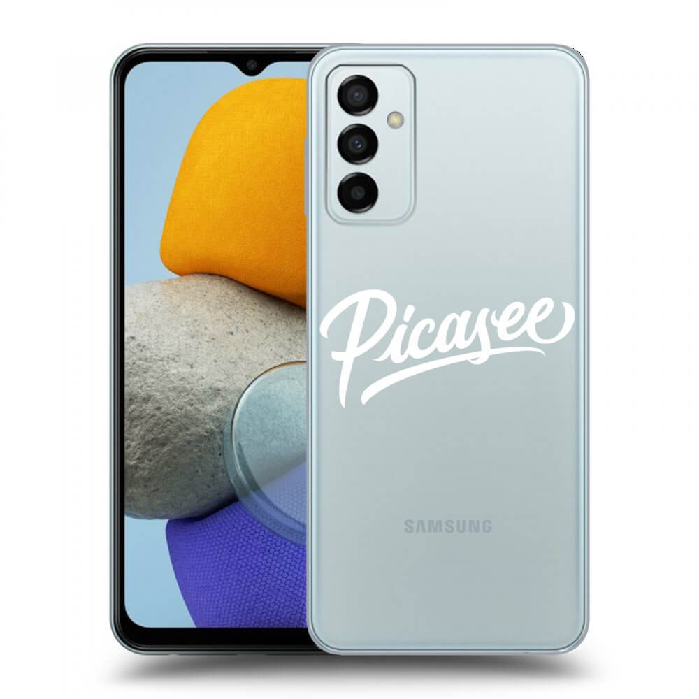 Picasee silikonový průhledný obal pro Samsung Galaxy M23 5G - Picasee - old logo - white