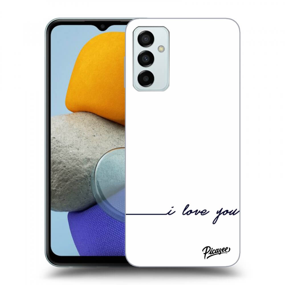 Picasee silikonový průhledný obal pro Samsung Galaxy M23 5G - I love you