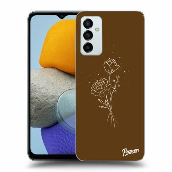 Obal pro Samsung Galaxy M23 5G - Brown flowers