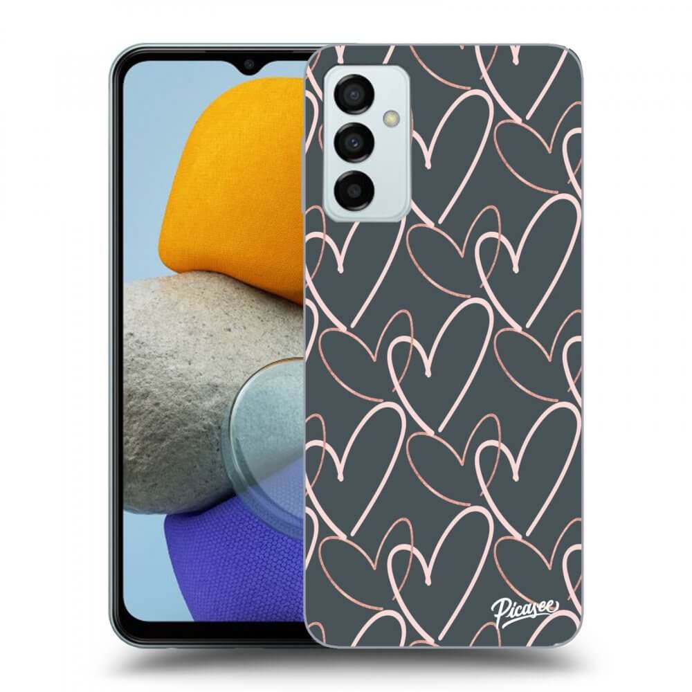 Picasee silikonový průhledný obal pro Samsung Galaxy M23 5G - Lots of love