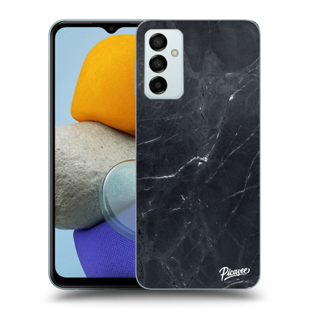 Picasee silikonový černý obal pro Samsung Galaxy M23 5G - Black marble