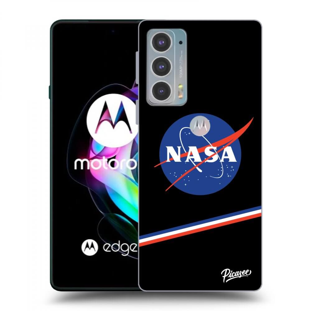 Picasee silikonový průhledný obal pro Motorola Edge 20 - NASA Original